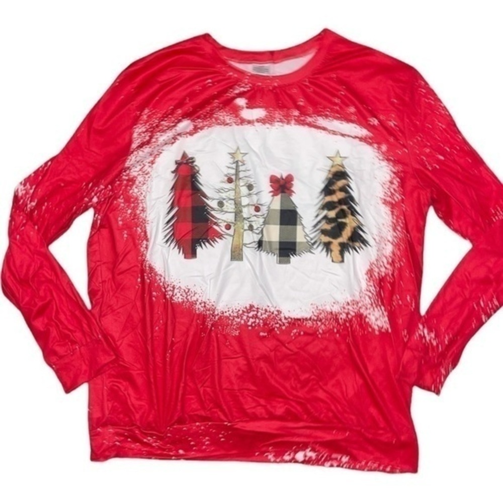 2XL Christmas Tree Top Mommy Shirt